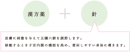 漢方薬+針